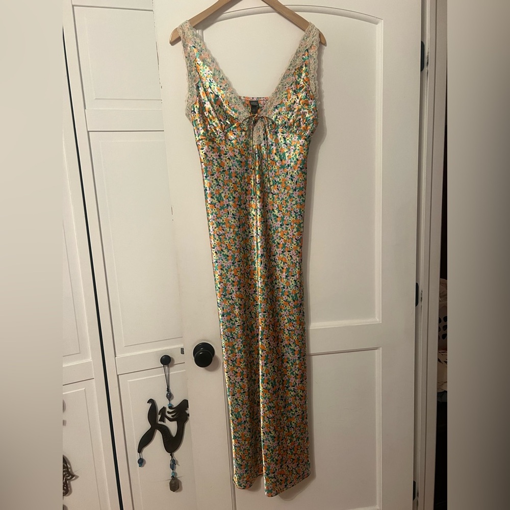 Target (Wild Fable) Floral Dress with Lace Detail